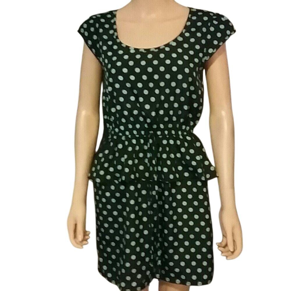 Bebop Black & teal dress M